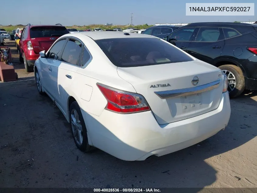 1N4AL3APXFC592027 2015 Nissan Altima 2.5 Sv