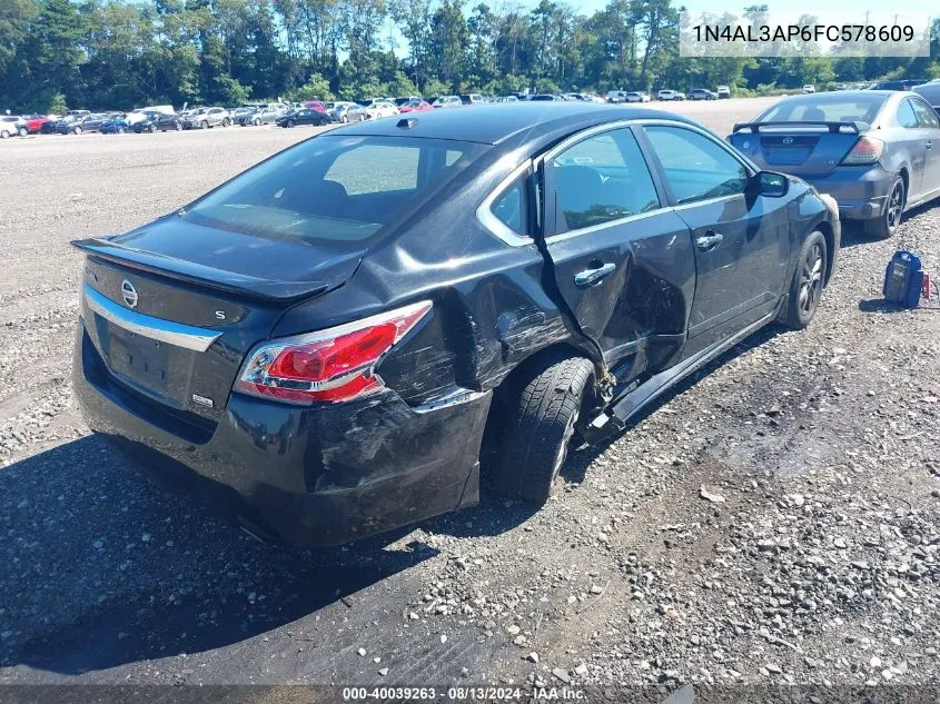 2015 Nissan Altima 2.5 S VIN: 1N4AL3AP6FC578609 Lot: 40039263