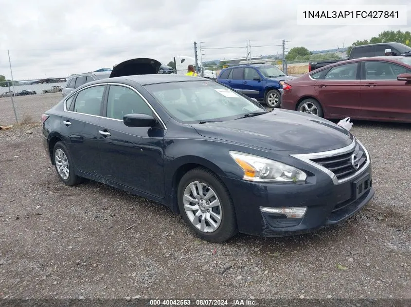 2015 Nissan Altima 2.5 S VIN: 1N4AL3AP1FC427841 Lot: 40042553