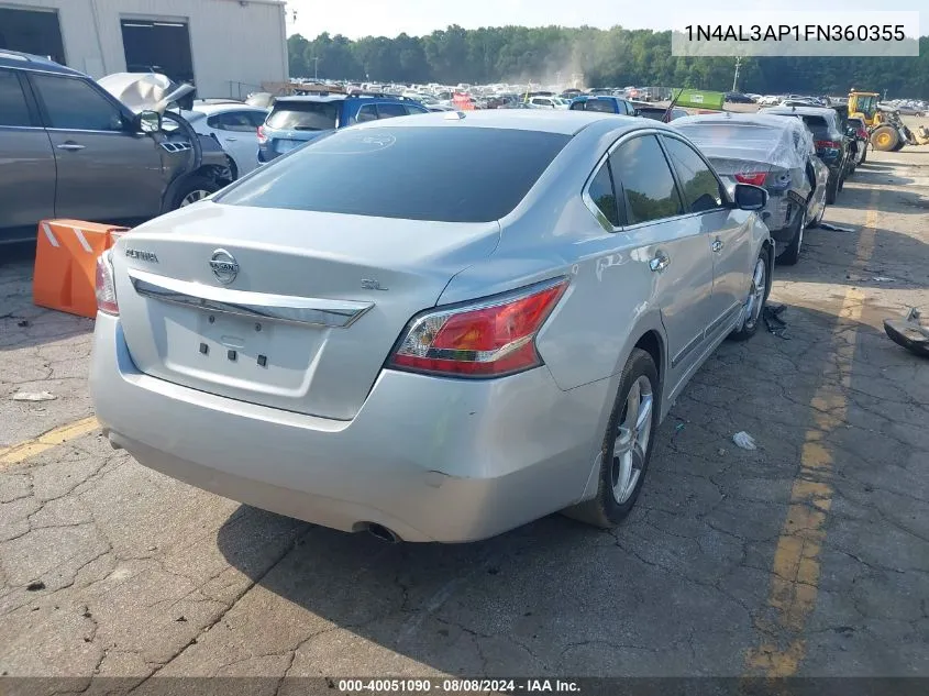 1N4AL3AP1FN360355 2015 Nissan Altima 2.5 Sl