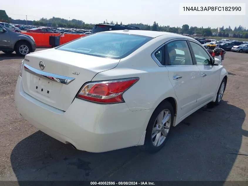 2015 Nissan Altima 2.5 Sv VIN: 1N4AL3AP8FC182990 Lot: 40052595