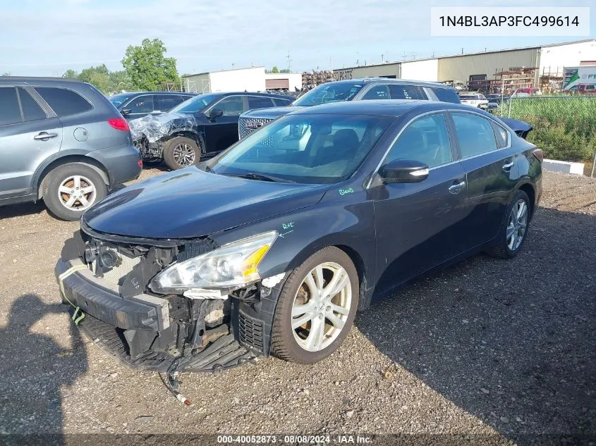 2015 Nissan Altima 3.5 S/3.5 Sl/3.5 Sv VIN: 1N4BL3AP3FC499614 Lot: 40052873