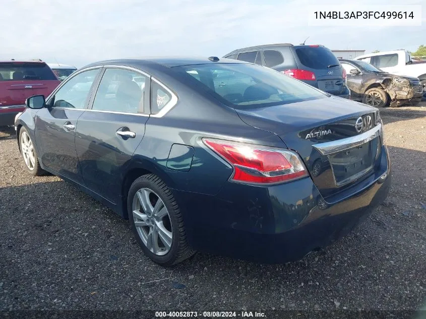 2015 Nissan Altima 3.5 S/3.5 Sl/3.5 Sv VIN: 1N4BL3AP3FC499614 Lot: 40052873