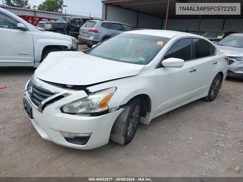 2015 Nissan Altima 2.5/S/Sv/Sl VIN: 1N4AL3AP5FC572252 Lot: 40052877