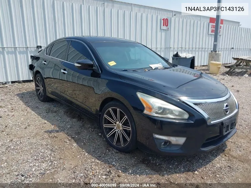 2015 Nissan Altima 2.5 Sv VIN: 1N4AL3AP3FC143126 Lot: 40056099