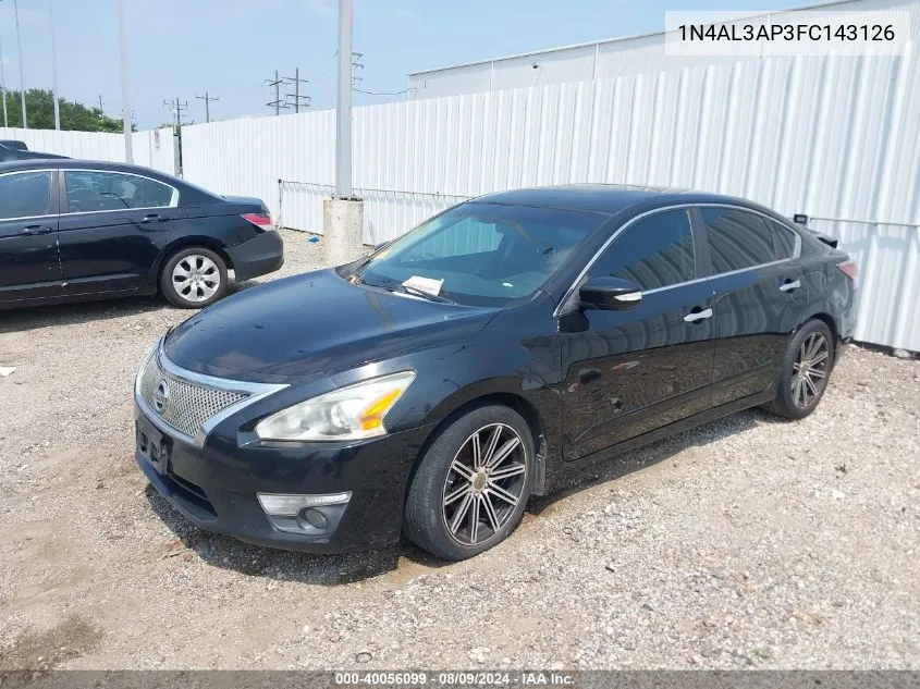 2015 Nissan Altima 2.5 Sv VIN: 1N4AL3AP3FC143126 Lot: 40056099