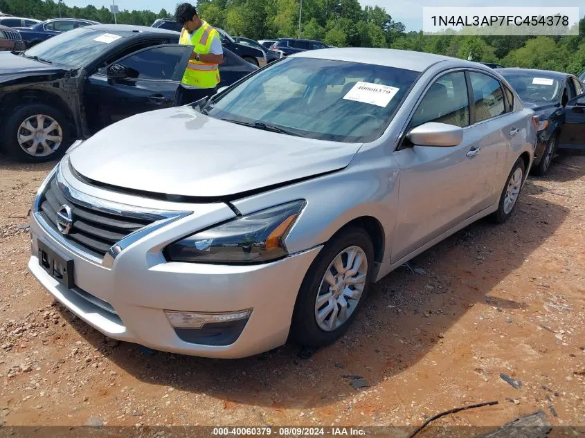 2015 Nissan Altima 2.5/2.5 S/2.5 Sl/2.5 Sv VIN: 1N4AL3AP7FC454378 Lot: 40060379