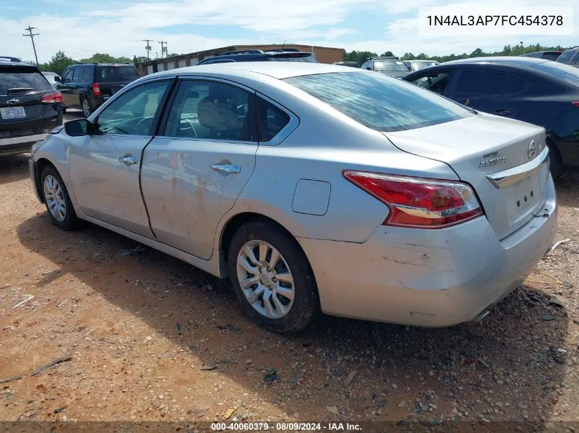 1N4AL3AP7FC454378 2015 Nissan Altima 2.5/2.5 S/2.5 Sl/2.5 Sv