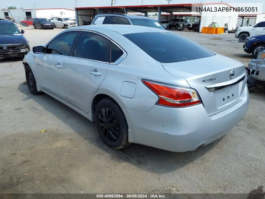 1N4AL3AP8FN865051 2015 Nissan Altima 2.5 S