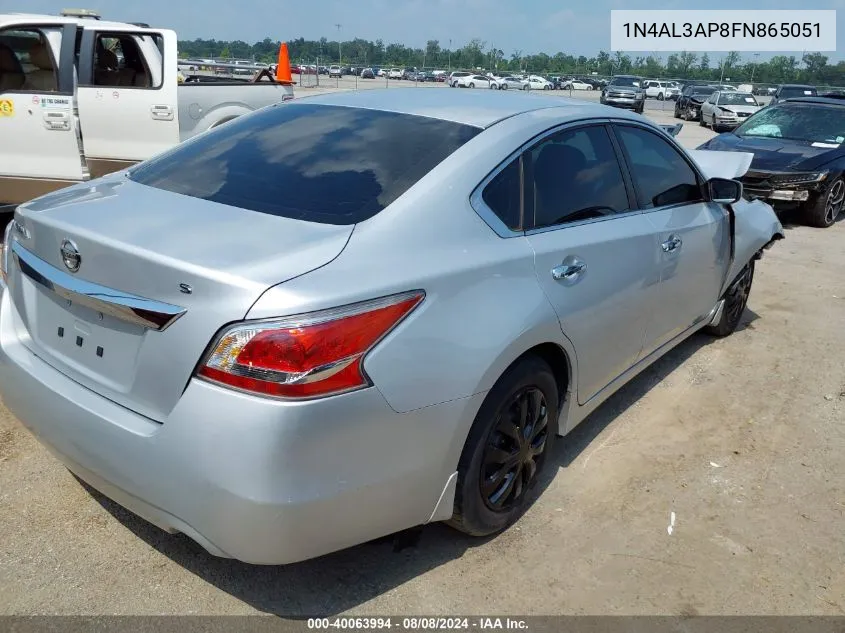 1N4AL3AP8FN865051 2015 Nissan Altima 2.5 S