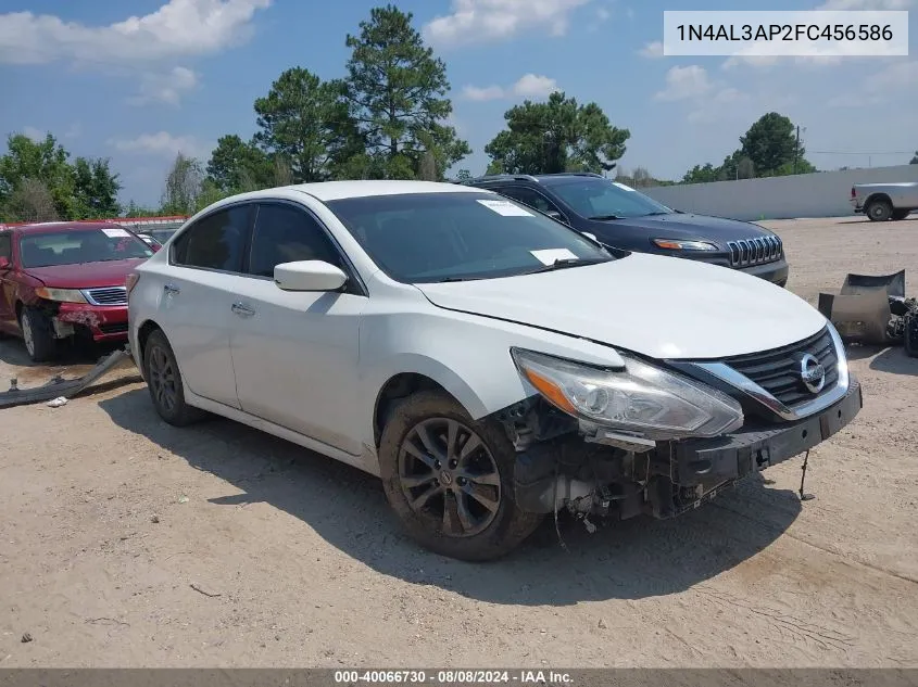 2015 Nissan Altima 2.5 S VIN: 1N4AL3AP2FC456586 Lot: 40066730