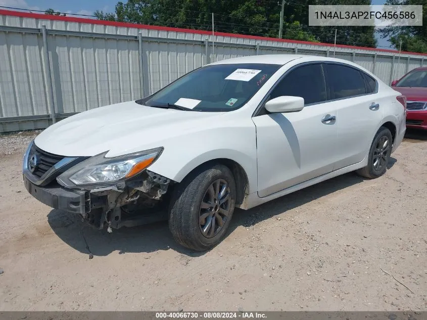 2015 Nissan Altima 2.5 S VIN: 1N4AL3AP2FC456586 Lot: 40066730