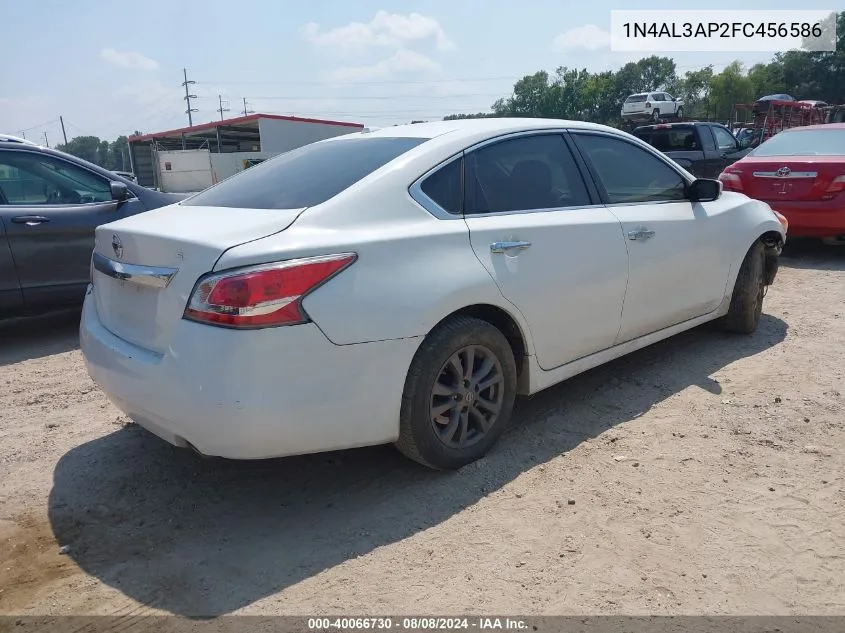 2015 Nissan Altima 2.5 S VIN: 1N4AL3AP2FC456586 Lot: 40066730