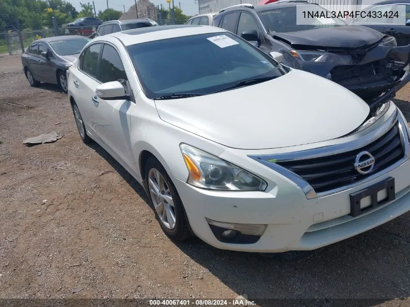 1N4AL3AP4FC433424 2015 Nissan Altima 2.5 Sv