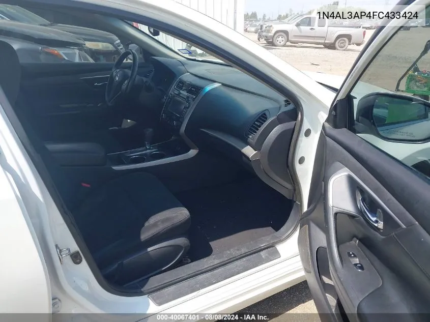 1N4AL3AP4FC433424 2015 Nissan Altima 2.5 Sv