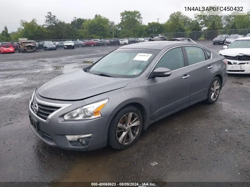 1N4AL3AP0FC450432 2015 Nissan Altima 2.5/S/Sv/Sl