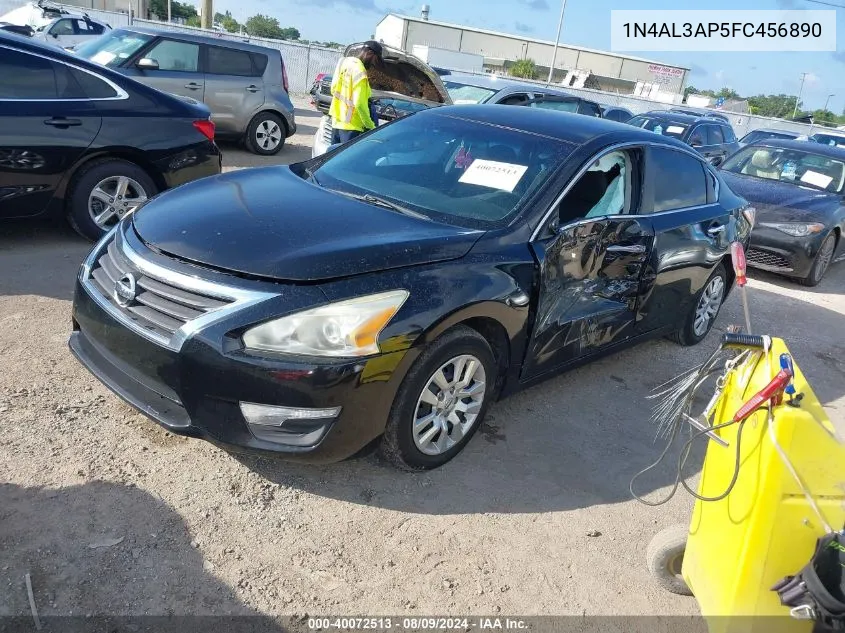 2015 Nissan Altima 2.5/2.5 S/2.5 Sl/2.5 Sv VIN: 1N4AL3AP5FC456890 Lot: 40072513