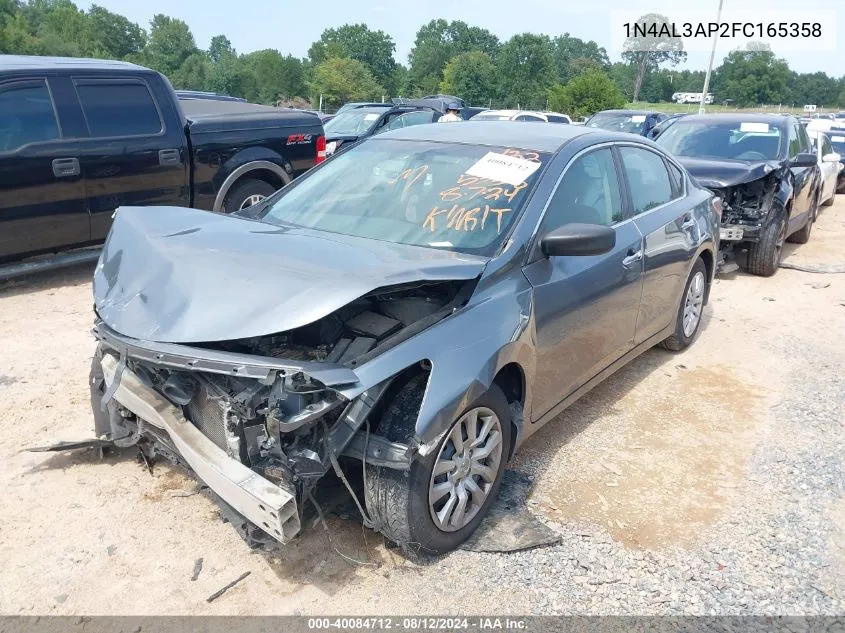 2015 Nissan Altima 2.5 S VIN: 1N4AL3AP2FC165358 Lot: 40084712