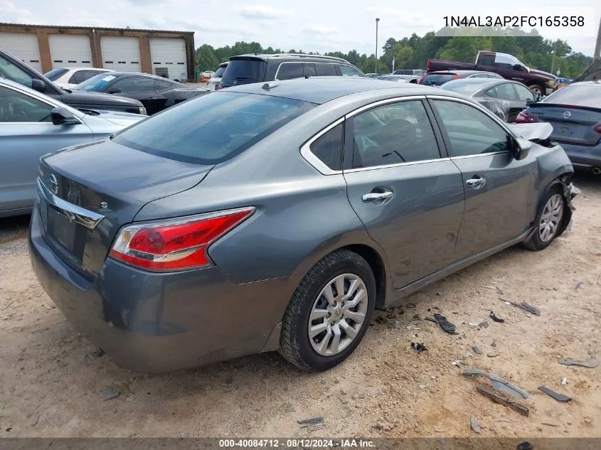 2015 Nissan Altima 2.5 S VIN: 1N4AL3AP2FC165358 Lot: 40084712