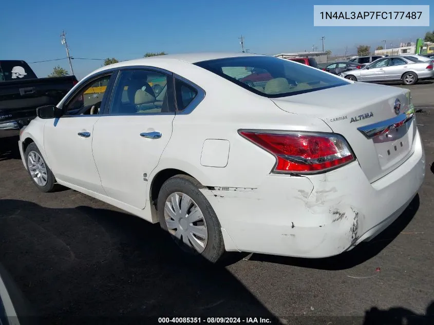 1N4AL3AP7FC177487 2015 Nissan Altima 2.5 S