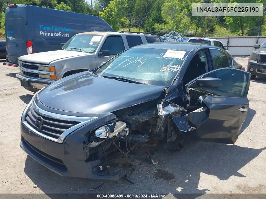 1N4AL3AP6FC225190 2015 Nissan Altima 2.5 Sv