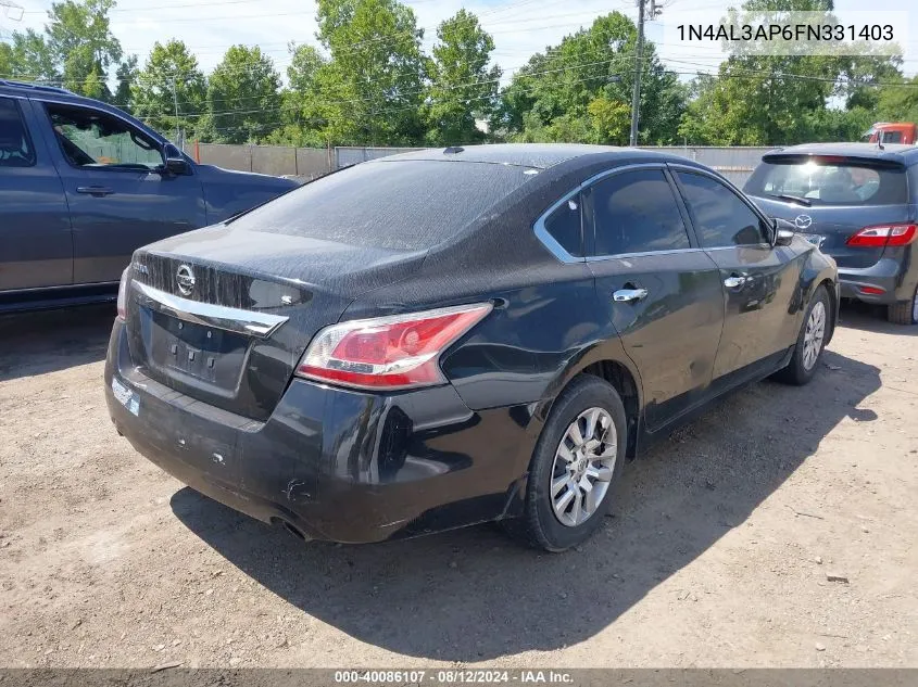 1N4AL3AP6FN331403 2015 Nissan Altima 2.5 S