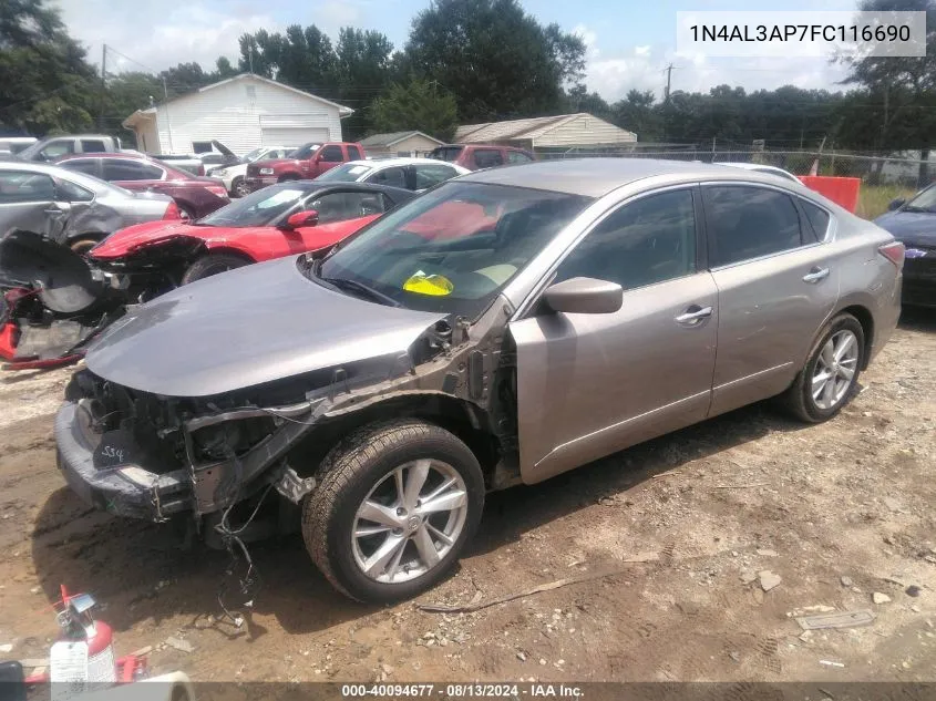 1N4AL3AP7FC116690 2015 Nissan Altima 2.5 Sv