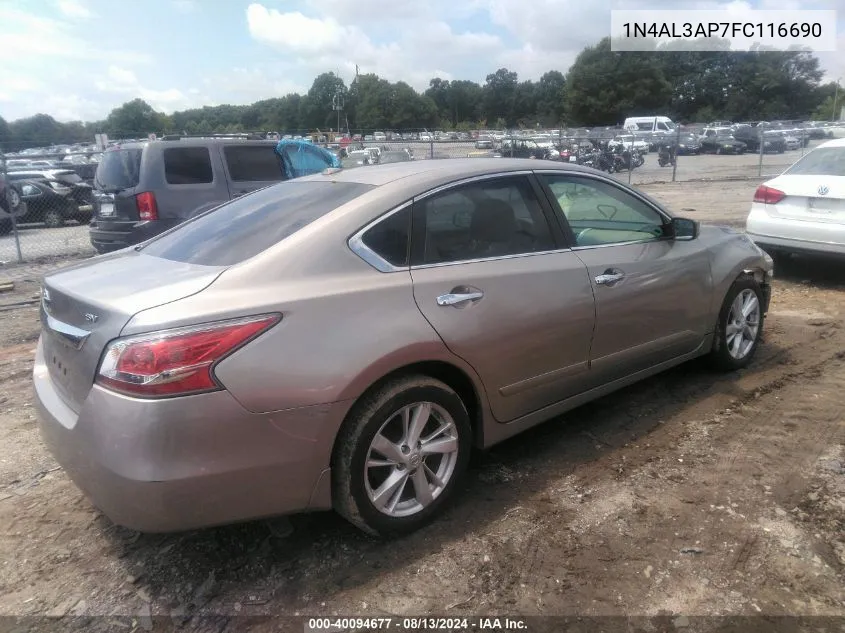 1N4AL3AP7FC116690 2015 Nissan Altima 2.5 Sv