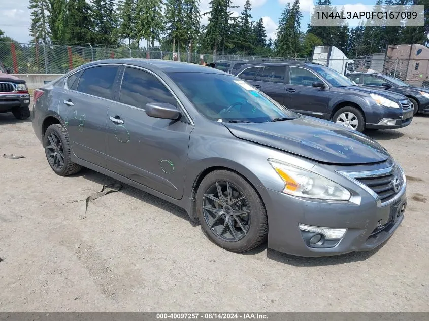 1N4AL3AP0FC167089 2015 Nissan Altima 2.5 Sv