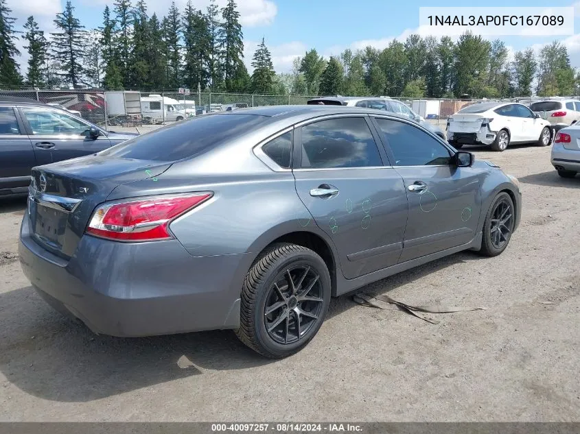 1N4AL3AP0FC167089 2015 Nissan Altima 2.5 Sv