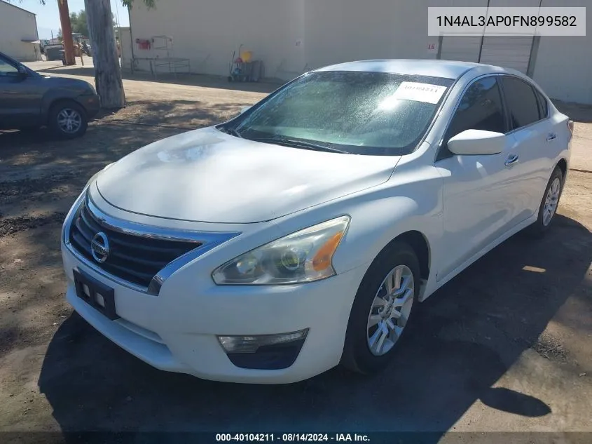 2015 Nissan Altima 2.5 S VIN: 1N4AL3AP0FN899582 Lot: 40104211