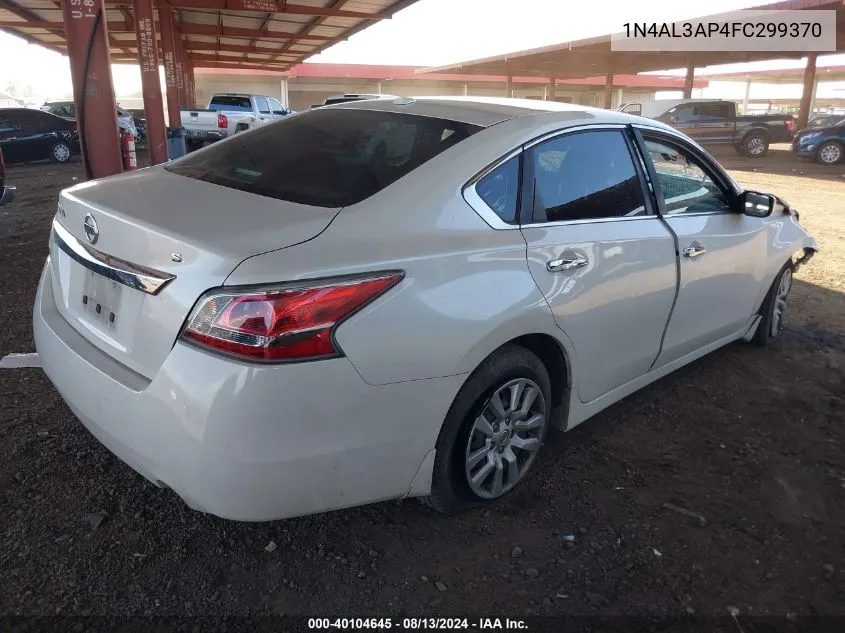 2015 Nissan Altima 2.5 S VIN: 1N4AL3AP4FC299370 Lot: 40104645