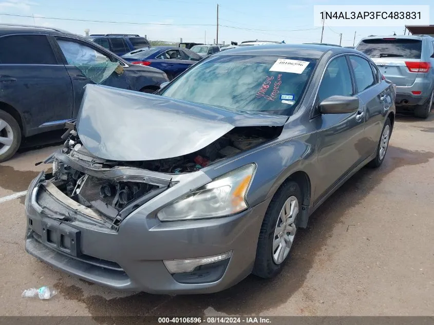 2015 Nissan Altima 2.5 S VIN: 1N4AL3AP3FC483831 Lot: 40106596