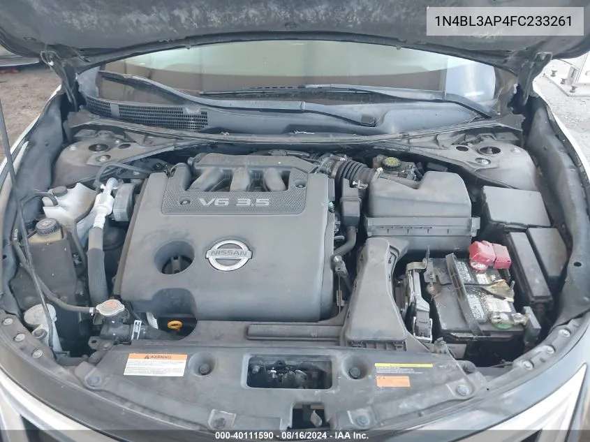 1N4BL3AP4FC233261 2015 Nissan Altima 3.5 Sl