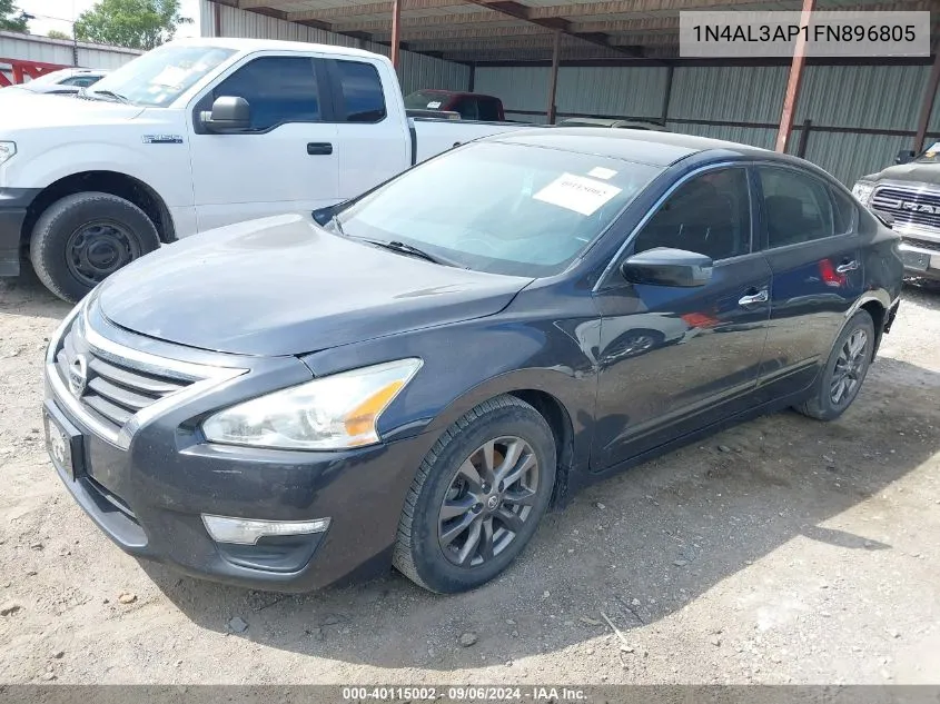 2015 Nissan Altima 2.5 S VIN: 1N4AL3AP1FN896805 Lot: 40115002