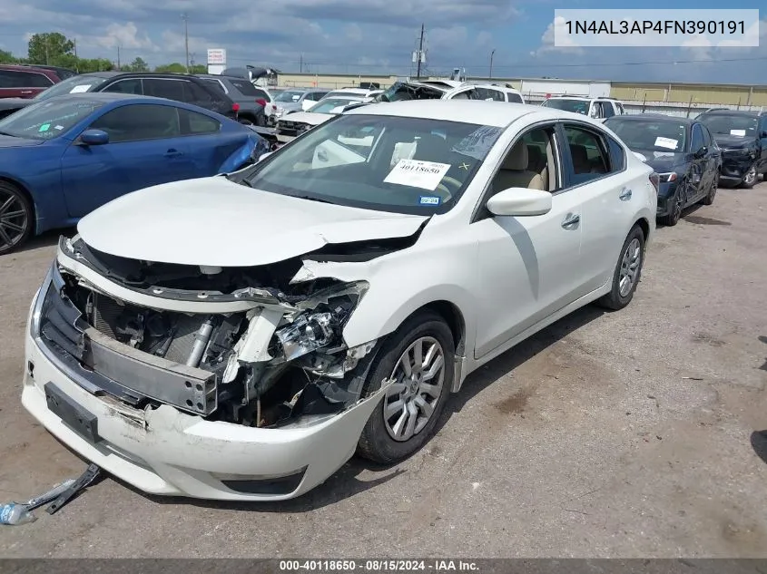 1N4AL3AP4FN390191 2015 Nissan Altima 2.5 S