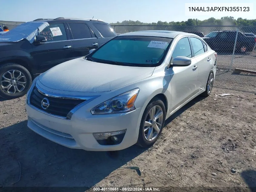 1N4AL3APXFN355123 2015 Nissan Altima 2.5 Sl