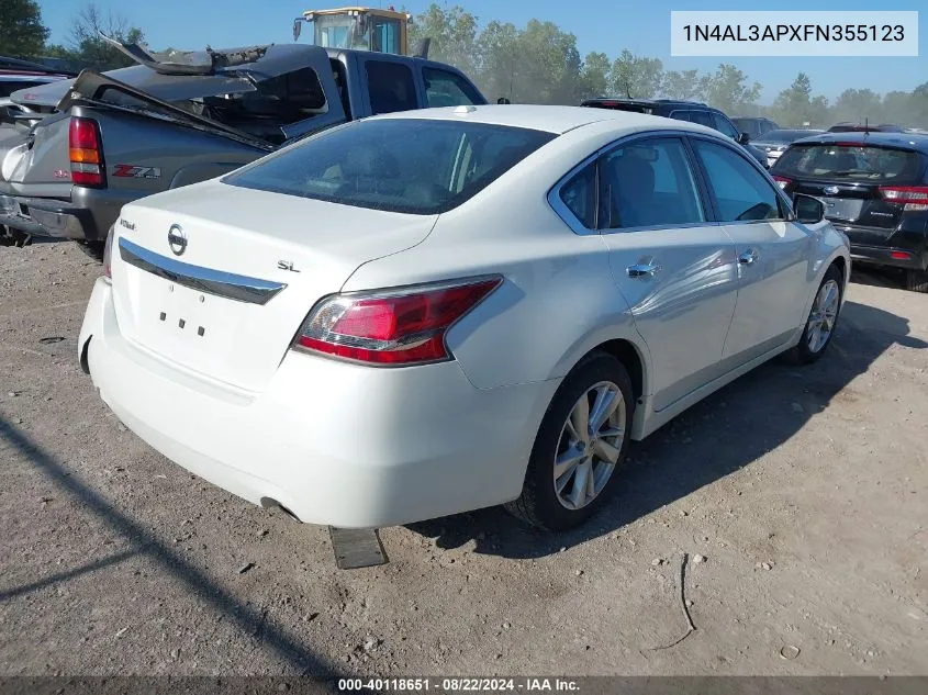 1N4AL3APXFN355123 2015 Nissan Altima 2.5 Sl