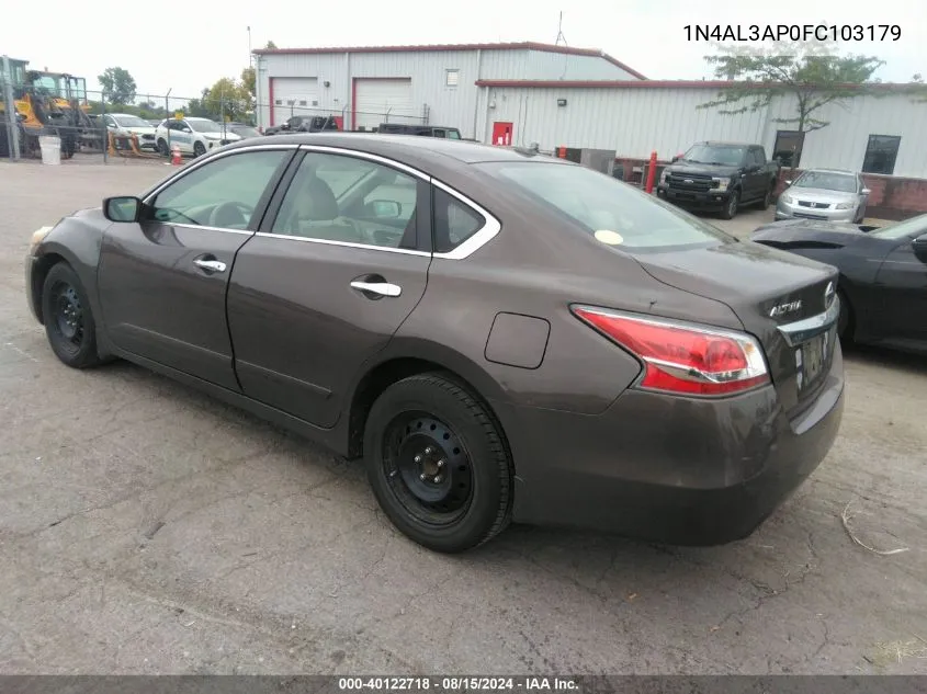 1N4AL3AP0FC103179 2015 Nissan Altima 2.5 S