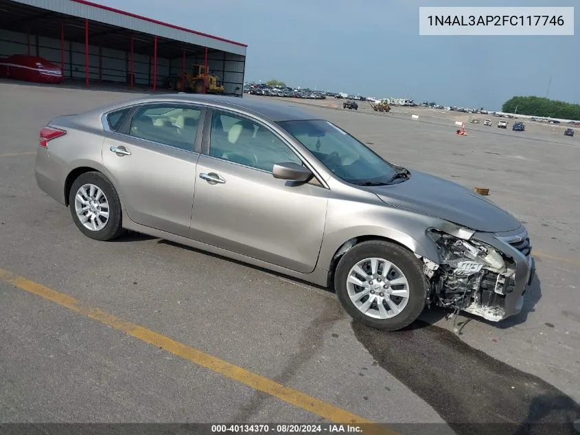 1N4AL3AP2FC117746 2015 Nissan Altima 2.5/S/Sv/Sl