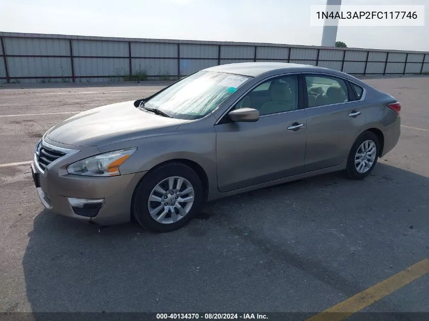 2015 Nissan Altima 2.5/S/Sv/Sl VIN: 1N4AL3AP2FC117746 Lot: 40134370