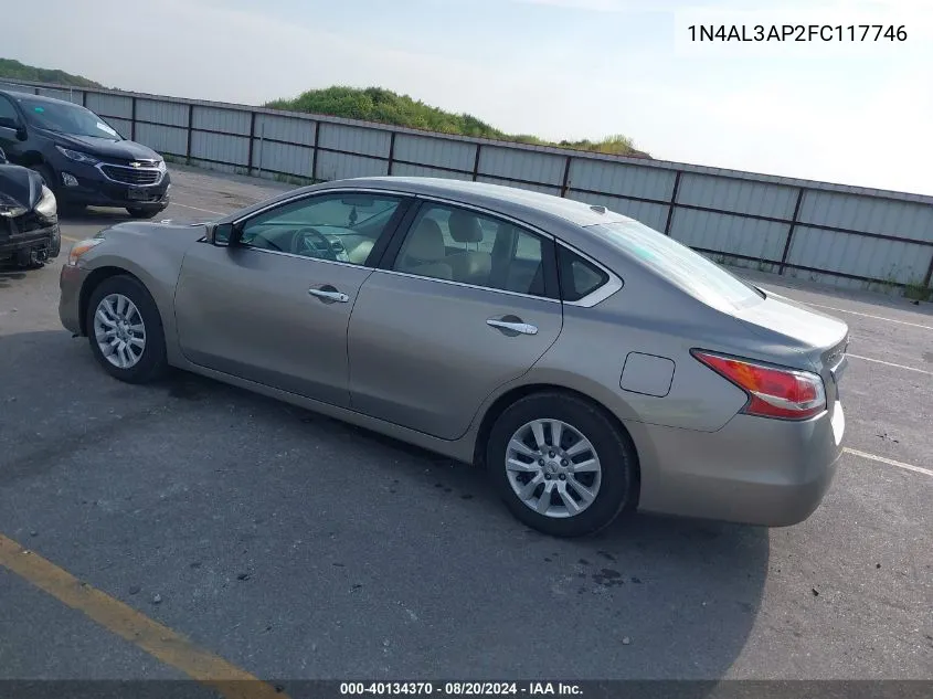 1N4AL3AP2FC117746 2015 Nissan Altima 2.5/S/Sv/Sl