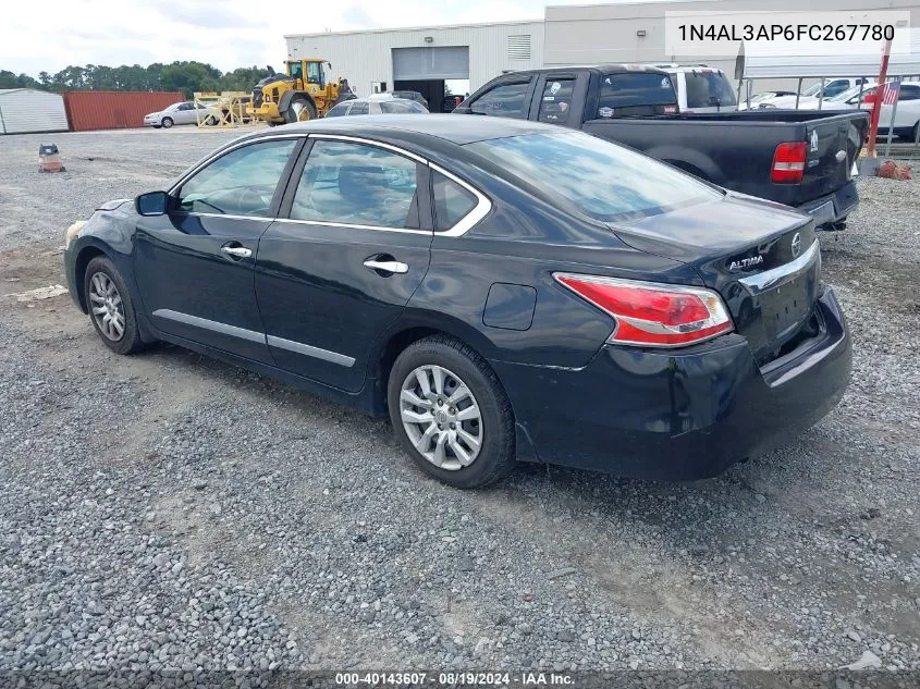 2015 Nissan Altima 2.5 S VIN: 1N4AL3AP6FC267780 Lot: 40143607