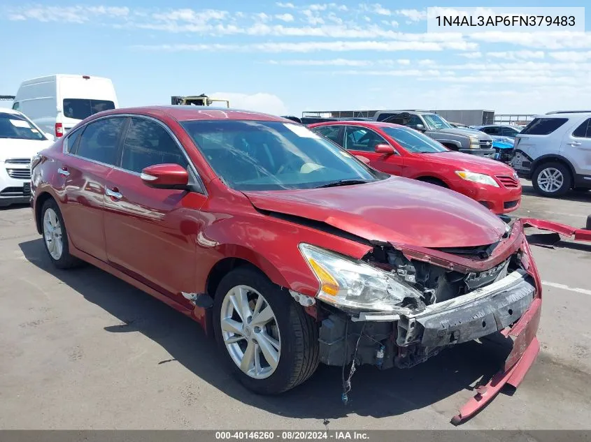 2015 Nissan Altima 2.5 Sl VIN: 1N4AL3AP6FN379483 Lot: 40146260