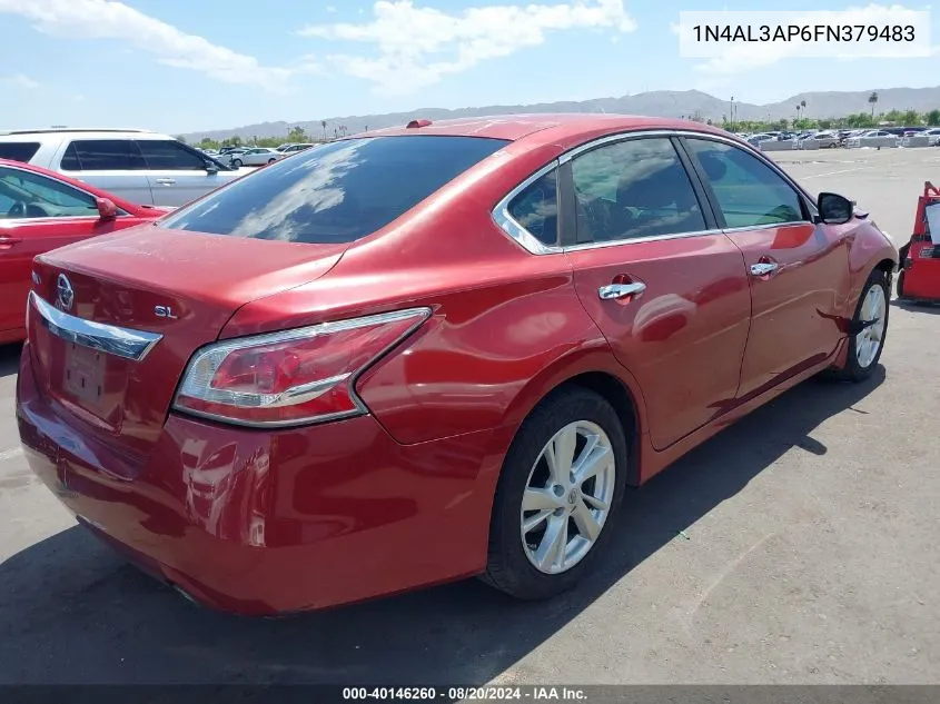 2015 Nissan Altima 2.5 Sl VIN: 1N4AL3AP6FN379483 Lot: 40146260