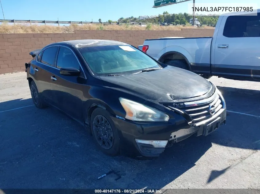 2015 Nissan Altima 2.5/S/Sv/Sl VIN: 1N4AL3AP7FC187985 Lot: 40147176