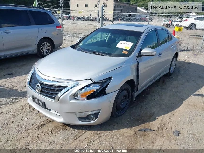 2015 Nissan Altima 2.5 Sv VIN: 1N4AL3APXFC233356 Lot: 40150161