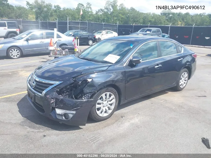 2015 Nissan Altima 3.5 S/3.5 Sl/3.5 Sv VIN: 1N4BL3AP9FC490612 Lot: 40152298