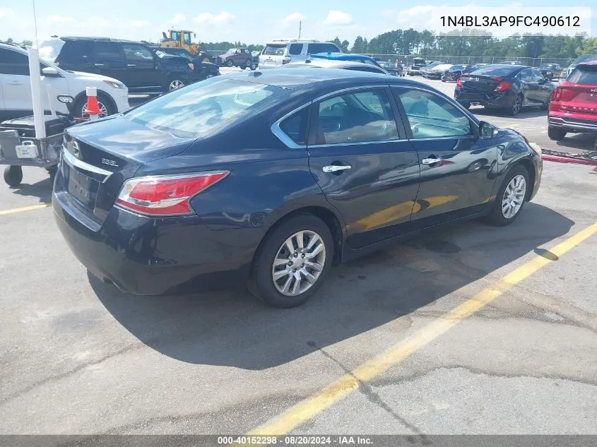 1N4BL3AP9FC490612 2015 Nissan Altima 3.5 S/3.5 Sl/3.5 Sv