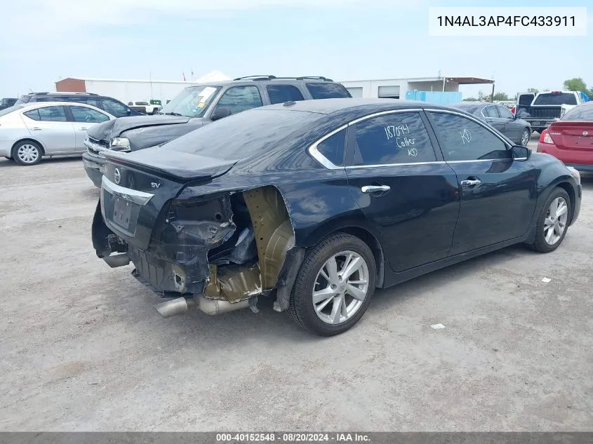 1N4AL3AP4FC433911 2015 Nissan Altima 2.5/S/Sv/Sl